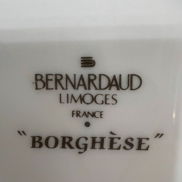 Bernardaud Limoges "Borghese" Porcelain Vase Hand-Painted Floral & Fruit Design - Picture 6 of 16